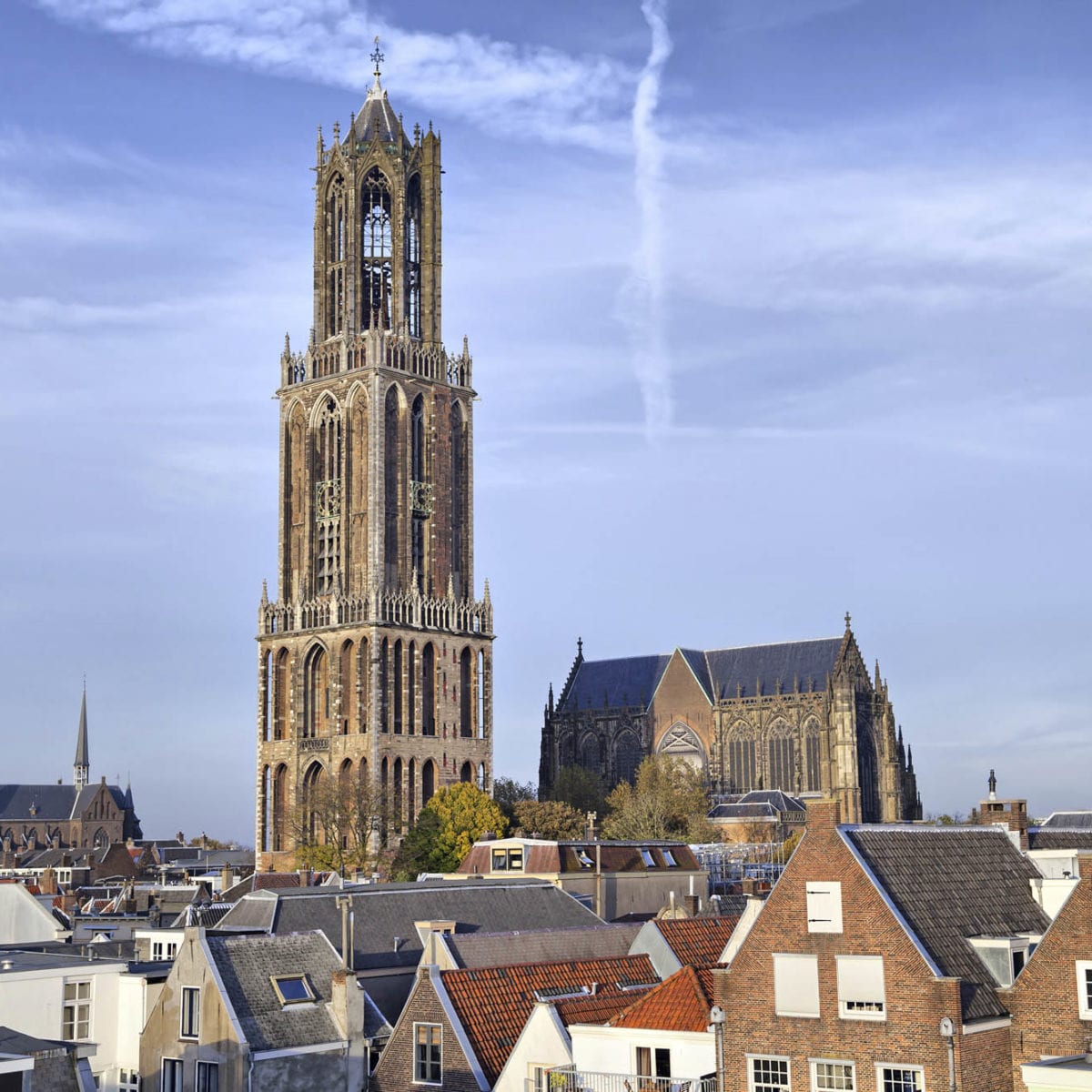Dom Tower of St Martin's Cathedral in Utrecht